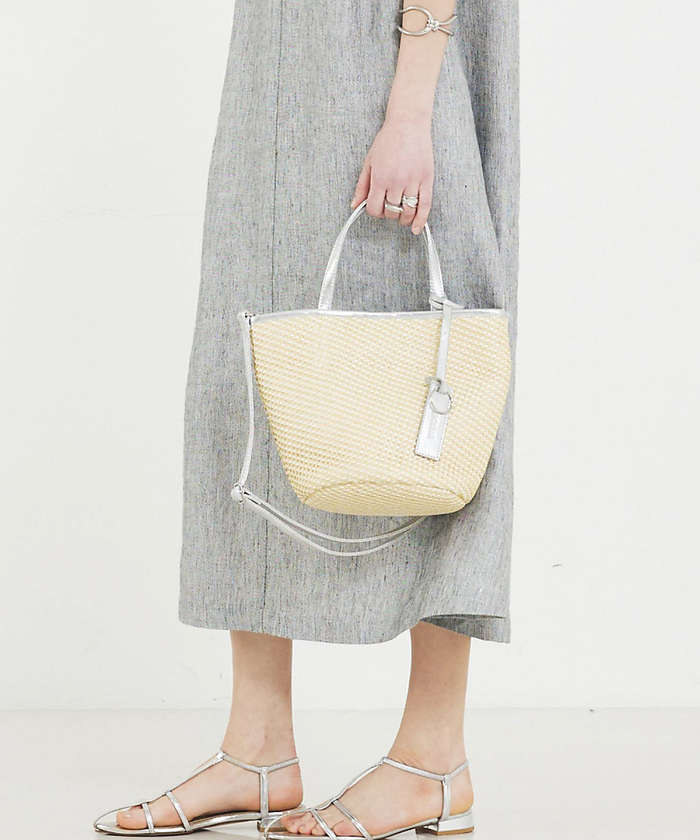 LOWELLThings ●SOEUR/カゴバケツトート シルバー F LOWELLThings ●SOEUR/カゴバケツトート シルバー F