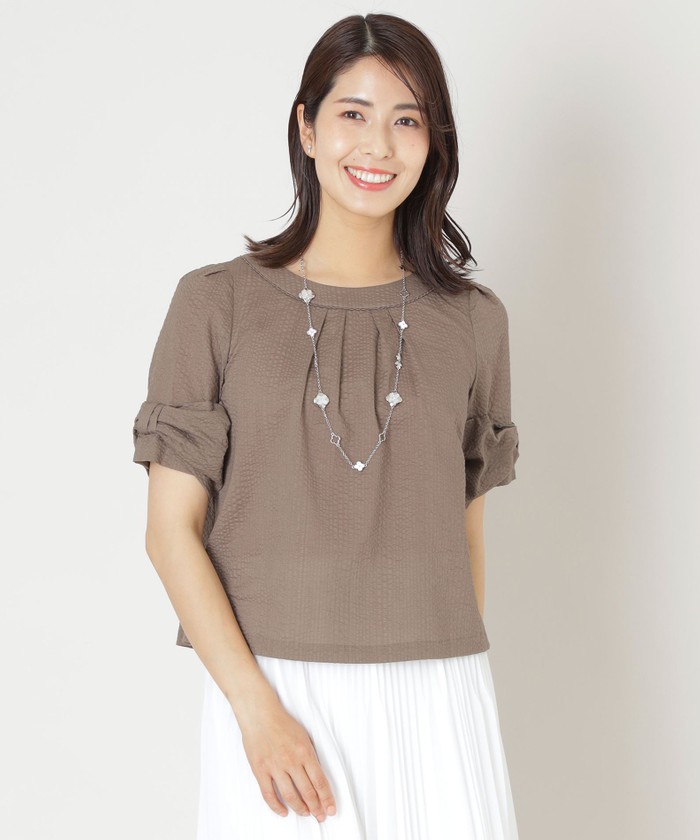 トゥービーシック♡今期完売パールブラウス 20,000～¥29,999｜シャツ・ブラウス｜TO BE CHIC(トゥー ビー