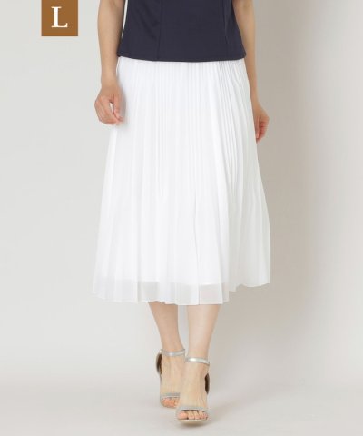 【L】シアーマルチプリーツ スカート