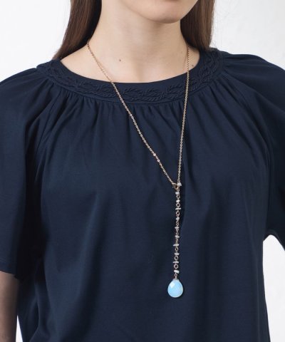 ドロップY字ネックレス