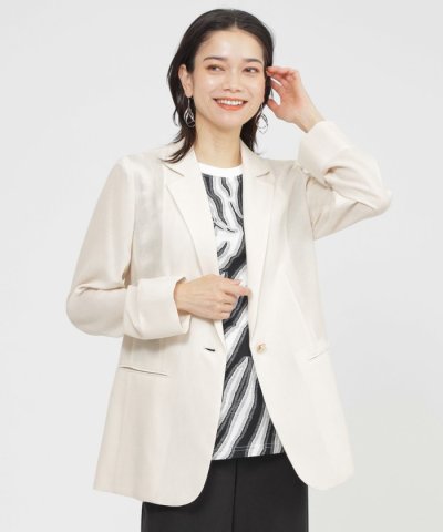 【カタログ掲載品】【ウォッシャブル】シアーヴィンテージスラブテーラージャケット