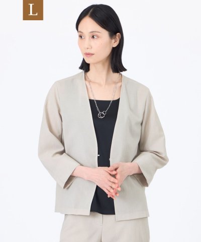 【L】【ウォッシャブル】【接触冷感】【吸水速乾】ハイカウントワルツジャケット