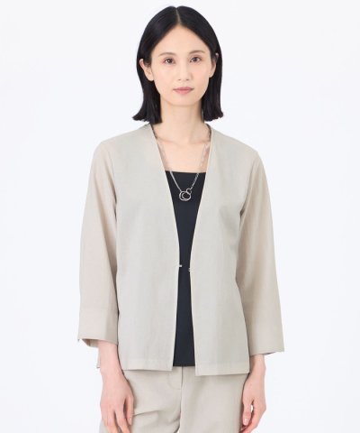 【ウォッシャブル】【接触冷感】【吸水速乾】ハイカウントワルツジャケット