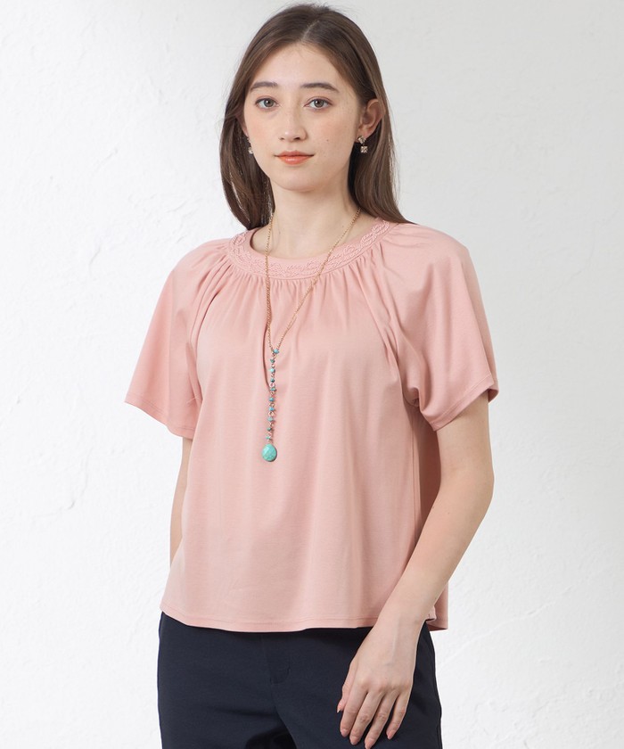 アマカ トップス　ブラウス　Tシャツ ピンク系｜シャツ・ブラウス｜AMACA(アマカ)｜阪急百貨店公式