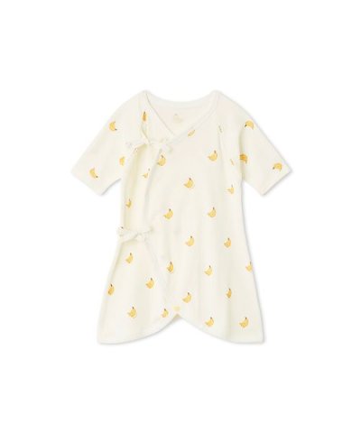 【BABY】新生児フルーツ柄コンビ肌着