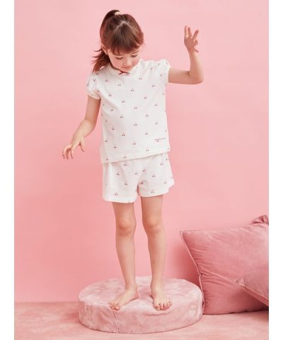 【KIDS】チェリー柄ショートパンツ