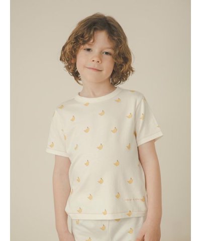 【KIDS】バナナ柄Tシャツ