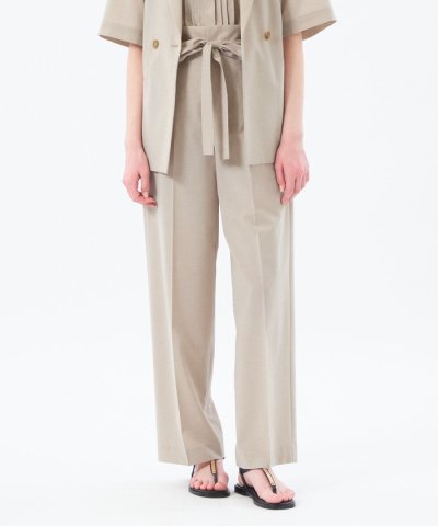 ドライタッチハイウエストワイドパンツ