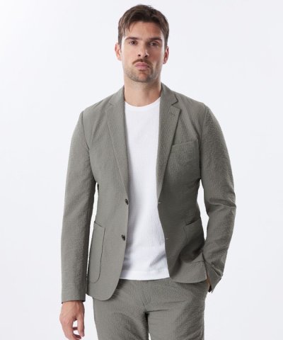 【セットアップ対応】シアサッカージャケット