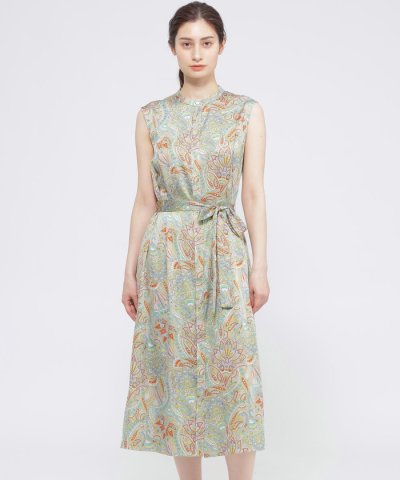 【ウォッシャブル】サラサペイズリー　ワンピース