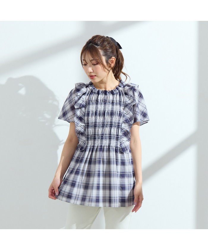 ブルー系｜シャツ・ブラウス｜Rose Tiara(ローズティアラ)｜阪急百貨店