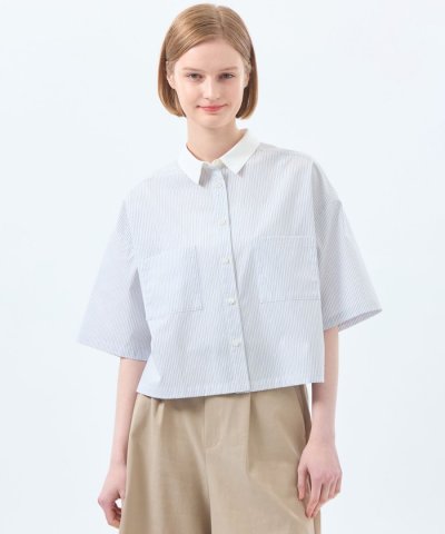 ショートクレリックシャツ