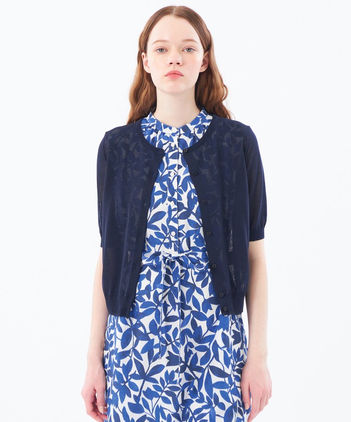 カーディガン 「Heavenly Sheer Knit」クルーネックカーディガン レディース MACKINTOSH PHILOSOPHY｜【Heavenly Sheer Knit】クルーネック