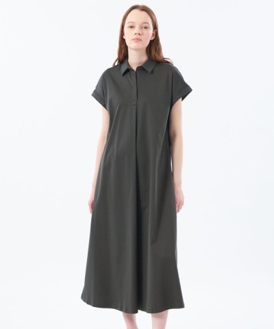 【WEB&一部店舗】スキッパージャージワンピース