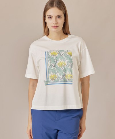 ブリティッシュチューリッププリントＴシャツ
