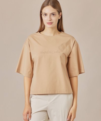 ソリッドカラーベア天竺プルオーバー