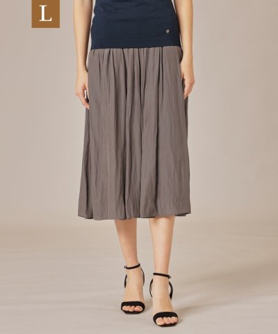【L】ポリエステルタンブラースカート