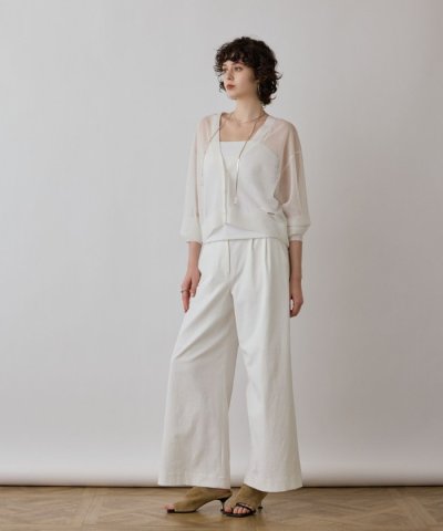 シアージョーゼットカーディガン