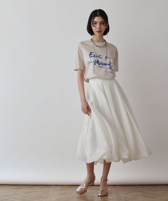 SALE！新品！グレースコンチネンタル⭐︎ホワイト フレアスカート38 フラワーロングレーススカート / GRACE CONTINENTAL | GRACE