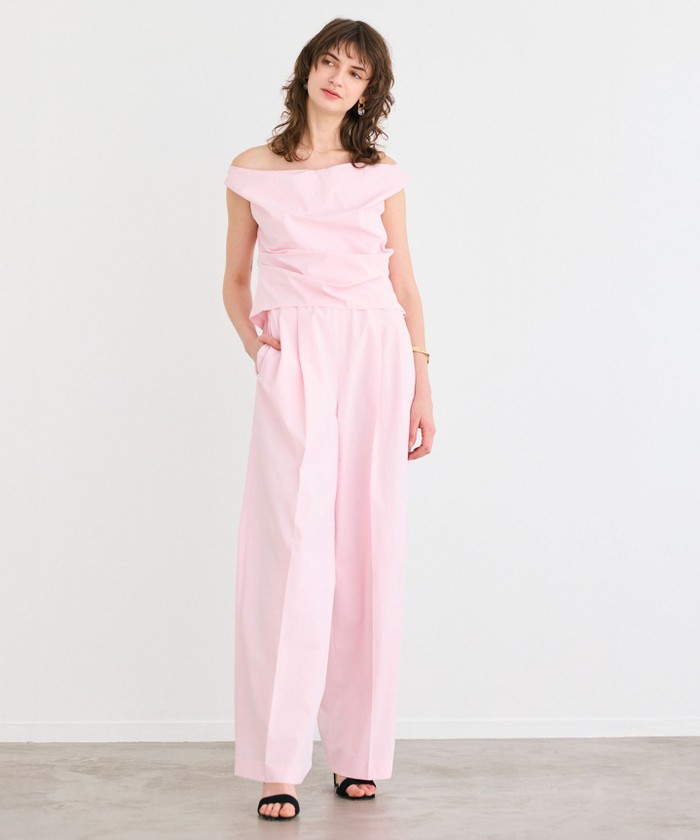 BEIGE 【接触冷感/UVカット/洗える・anan 2451号掲載】YANN / オフショ PINK 2 BEIGE 【接触冷感/UVカット/洗える・anan 2451号掲載】YANN / オフショ PINK 2