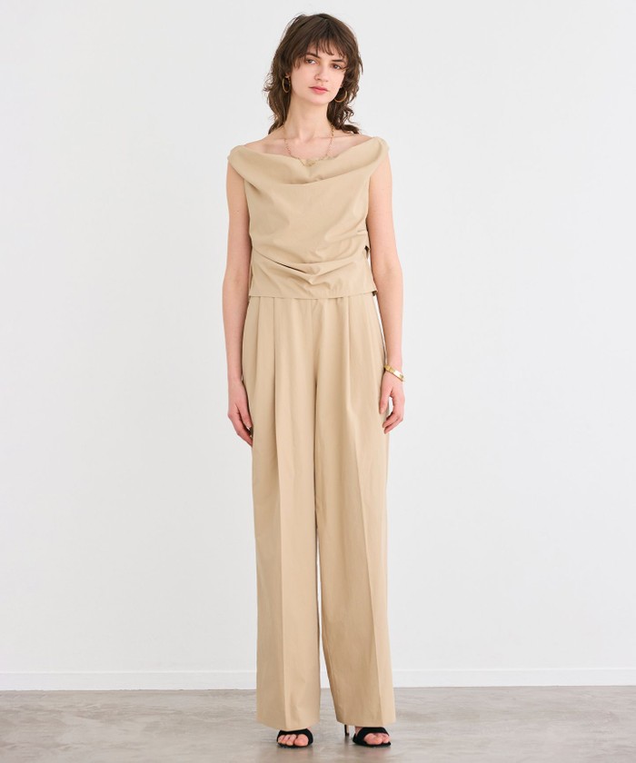 BEIGE 【接触冷感/UVカット/洗える・anan 2451号掲載】YANN / オフショ 4 BEIGE 【接触冷感/UVカット/洗える・anan 2451号掲載】YANN / オフショ 4
