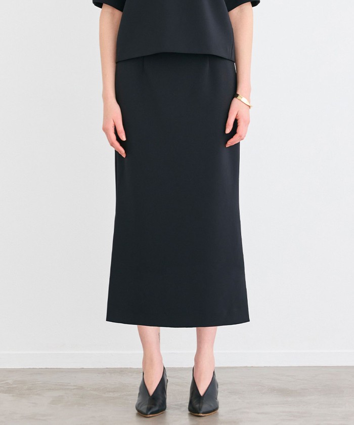 BEIGE 【洗える】ALTHEA / ダンボールジャージーハイウエストIラインスカート BLACK 4 BEIGE 【洗える】ALTHEA / ダンボールジャージーハイウエストIラインスカート BLACK 4