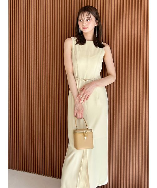 SustainableベルティッドIラインワンピース(508203353)｜阪急