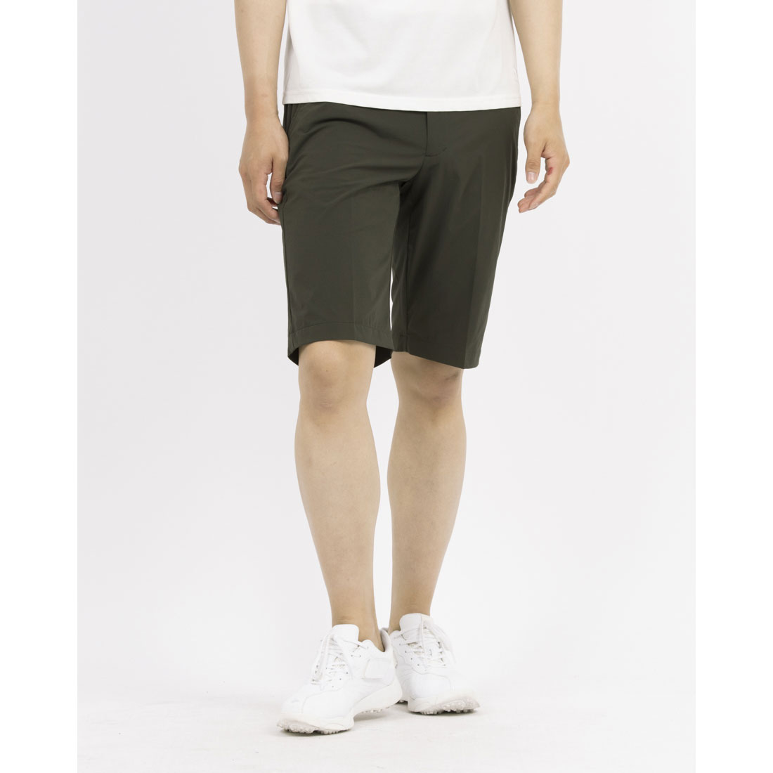 Munsingwear(ings) マンシングウェア Munsingwear ダブルクロスハーフパンツ カーキ 74-78 Munsingwear(ings) マンシングウェア Munsingwear ダブルクロスハーフパンツ カーキ 74-78