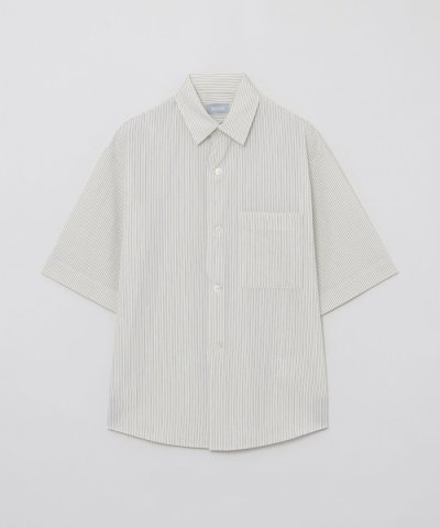 GREY LABEL コットンボイル 半袖カラーシャツ