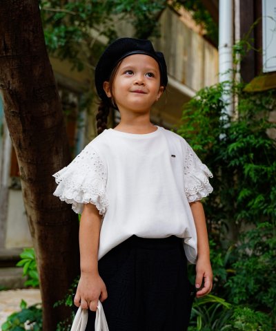 フィス FITH Smooth Cotton Jersey and Frill