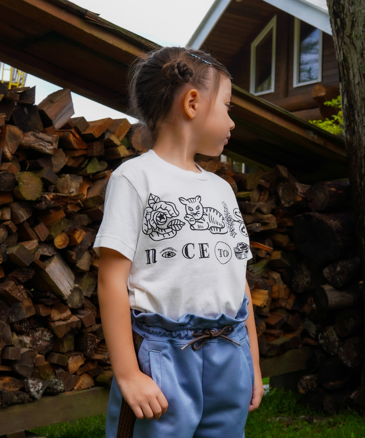 GOTOHOLLYWOOD ゴートゥーハリウッド GO TO HOLLYWOOD G2H Tee ホワイト 0(Ladies-S)/M GOTOHOLLYWOOD ゴートゥーハリウッド GO TO HOLLYWOOD G2H Tee ホワイト 0(Ladies-S)/M