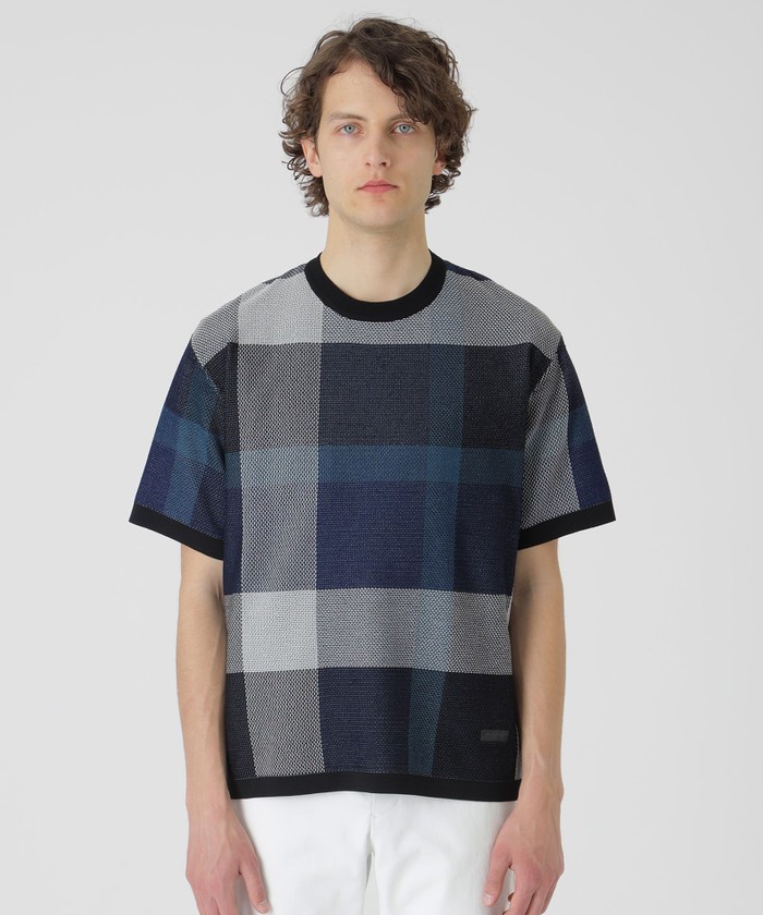 ブラックレーベル・クレストブリッジ リラックスモールフーディー ネイビー LL BLACK LABEL CRESTBRIDGEモールリラックスパーカーLネイビー