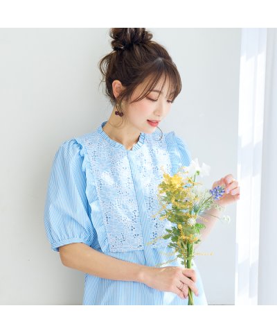 【人気のため追加】アイレット刺繍ブラウス