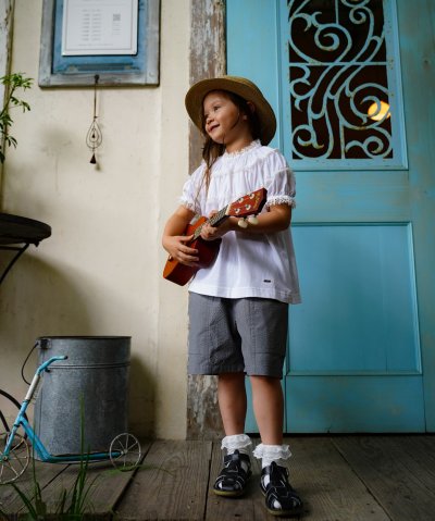 フィス FITH Lace Smocked Tee