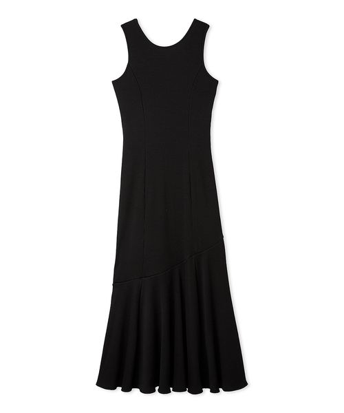 FRAYI. D アシメヘムカットリブタンクワンピース/ウォッシャブル BLK F FRAYI. D アシメヘムカットリブタンクワンピース/ウォッシャブル BLK F
