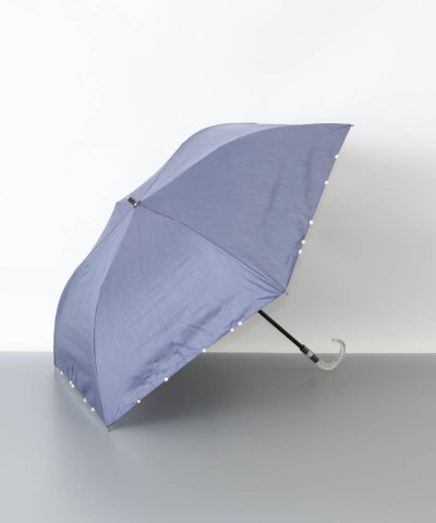 JILL STUART（ジル スチュアート）ランダムパール付き晴雨兼用傘(2段折