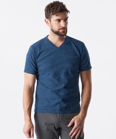 カモフラジャカードカットソー