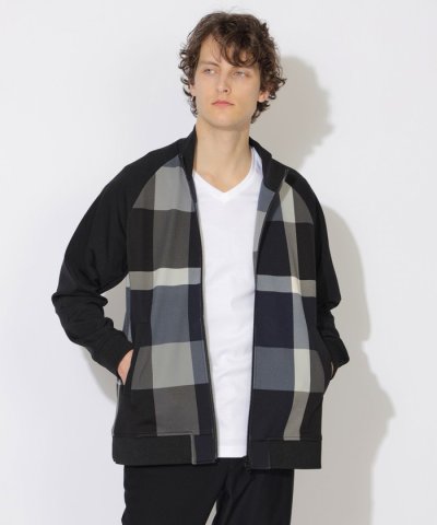【WEB・一部店舗限定】パネルチェックトラックジャケット