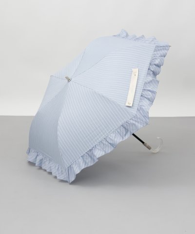 JILL STUART（ジル スチュアート）ストライプフリル晴雨兼用パラソル(2