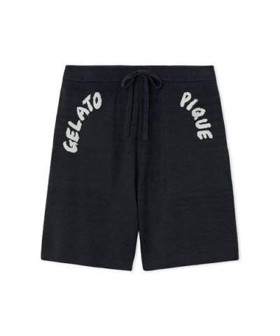 【HOMME】エアリーモコロゴジャガードハーフパンツ