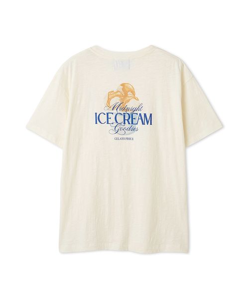 GELATO PIQUE BE@RBRICK コラボTシャツ COOL COLLECTION】【接触冷感】ICEワンポイントビッグTシャツ