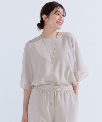 【UVケア・接触冷感・速乾・洗える】 FluidBackSatin  シアーコン