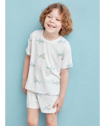 【KIDS】【接触冷感】SHARK柄ショートパンツ