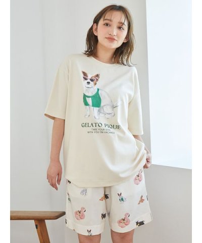 【UNISEX】SUMMER DOG総柄ハーフパンツ