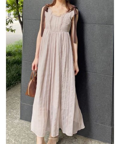 シアーシフォンワッシャーワンピース