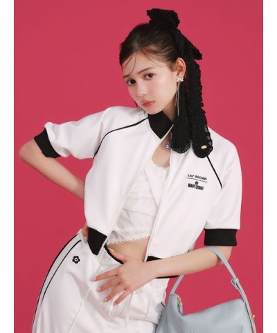【LILY BROWN×MARY QUANT】ハーフスリーブトラックジャケット