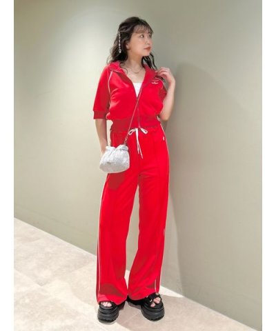 【LILY BROWN×MARY QUANT】デイジー刺繍セミフレアトラックパン