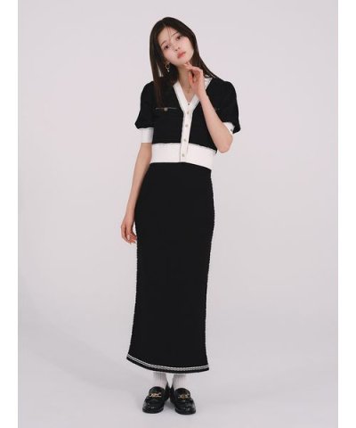 【LILY BROWN×MARY QUANT】デイジーボタンノースリーブニットワ