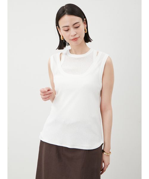 ホワイト系｜カットソー・Tシャツ｜Mila Owen(ミラオーウェン