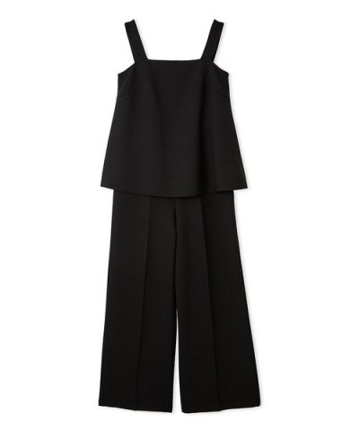 ペプラムブラウスSET UP風オールインワン